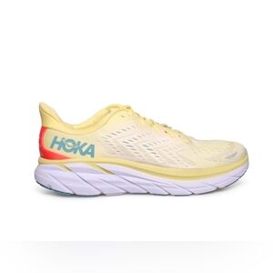 Hoka One One Clifton 8 Yellow Pear / Sweet Corn Running Shoes